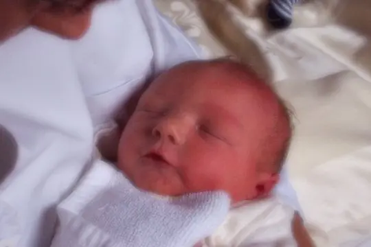 Foto van Jurian Stumpel als baby